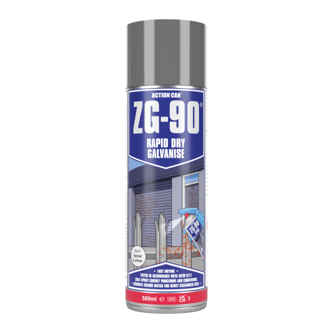 اكشن كان زنك اسبراى فضى ZG-90